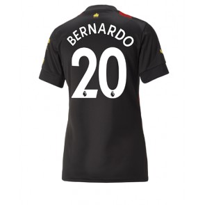 Manchester City Bernardo Silva #20 kläder Kvinnor 2022-23 Bortatröja Kortärmad